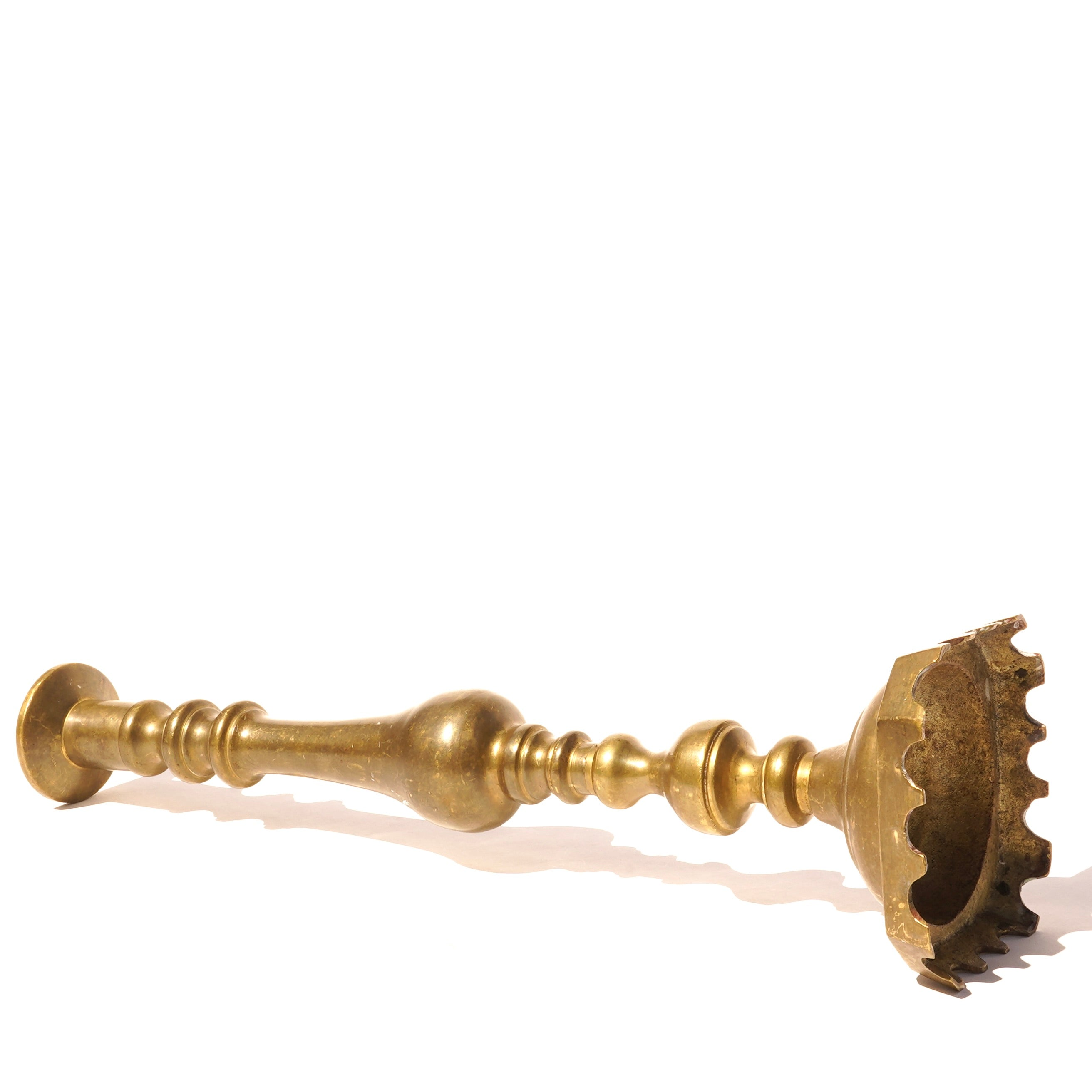 Oversized Brass Candle Stick