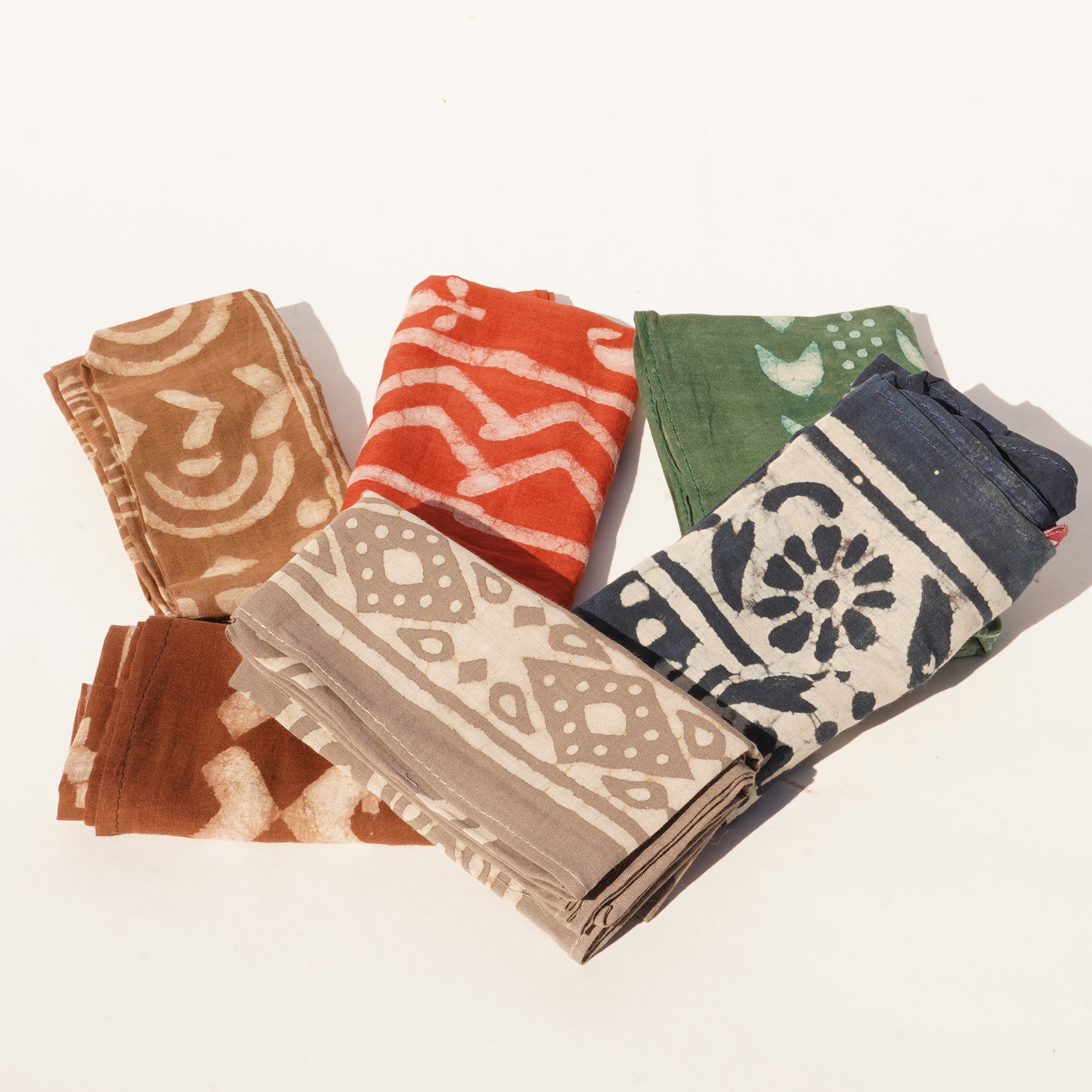 Assorted Block Print Scarves