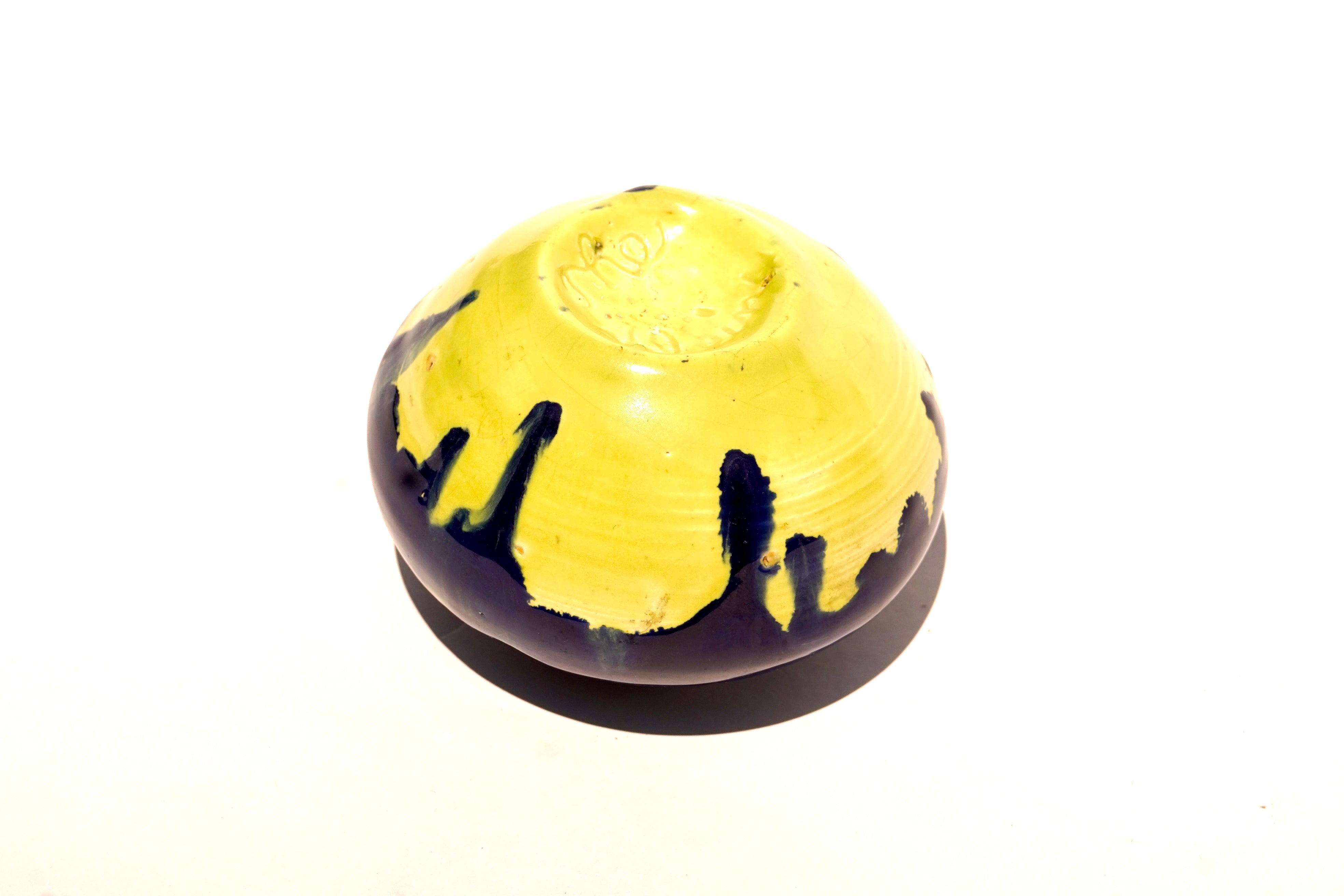 Blue Drip Bud Vase