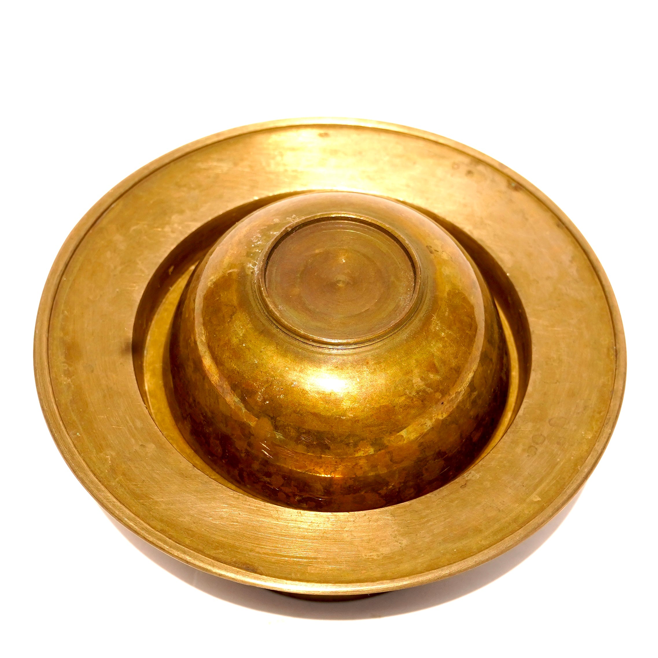 Twin Brass Finger Bowl