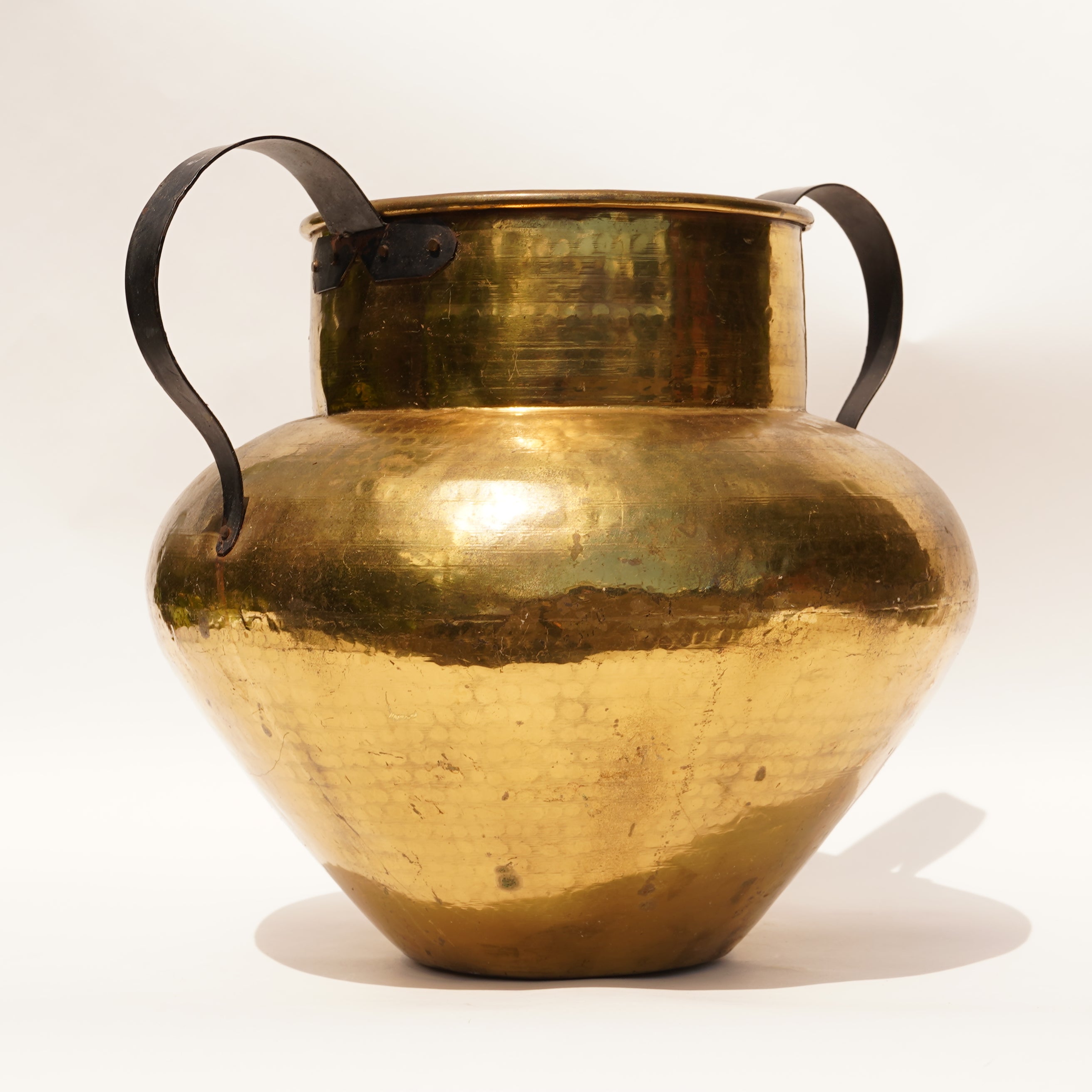 Big Brass Coal Bucket  With Handle
