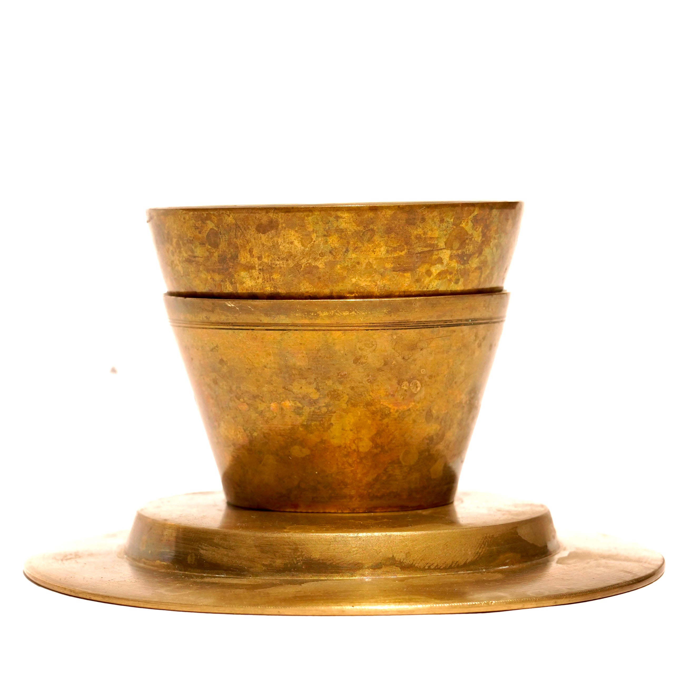 Twin Brass Finger Bowl