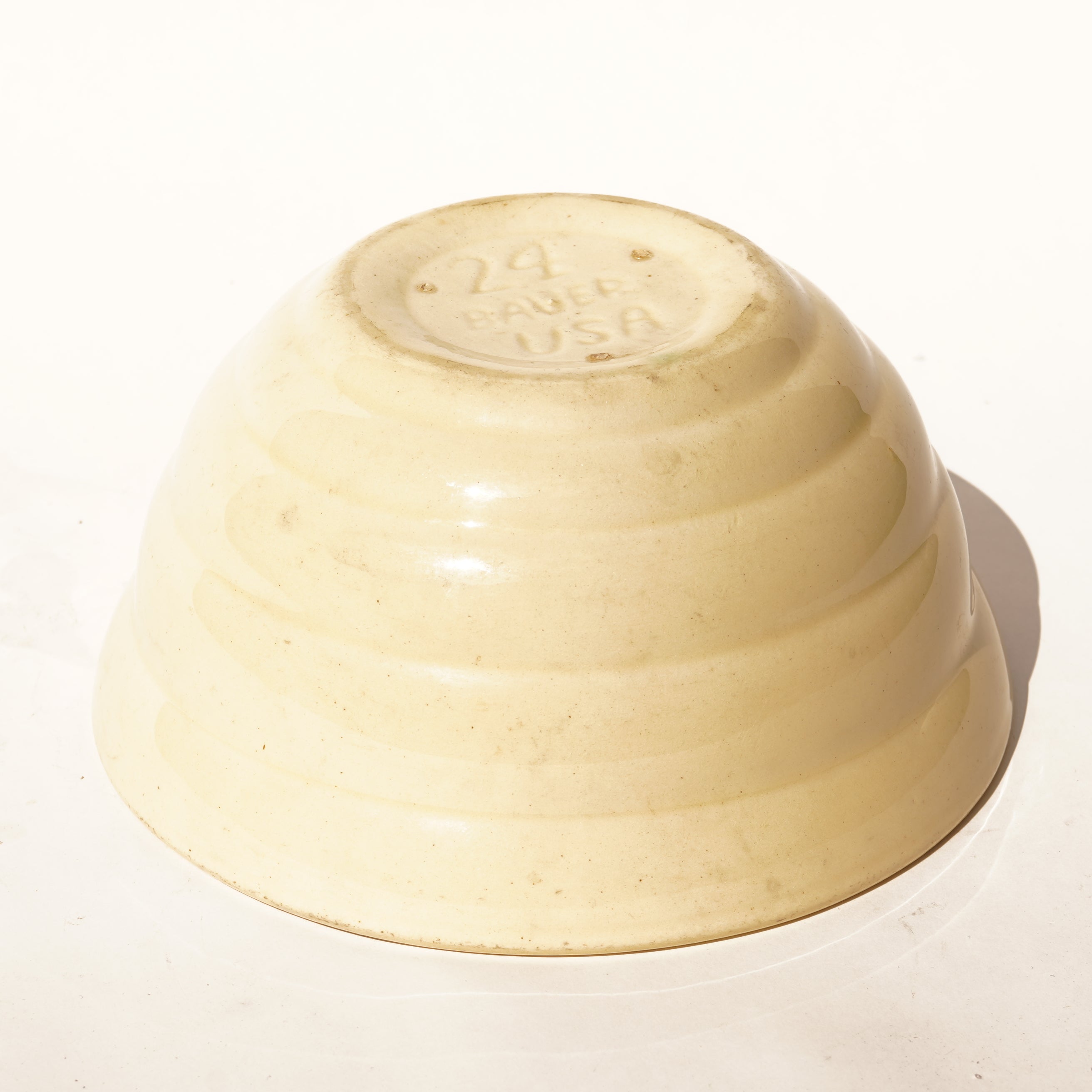 Ripple Bowl in Cream