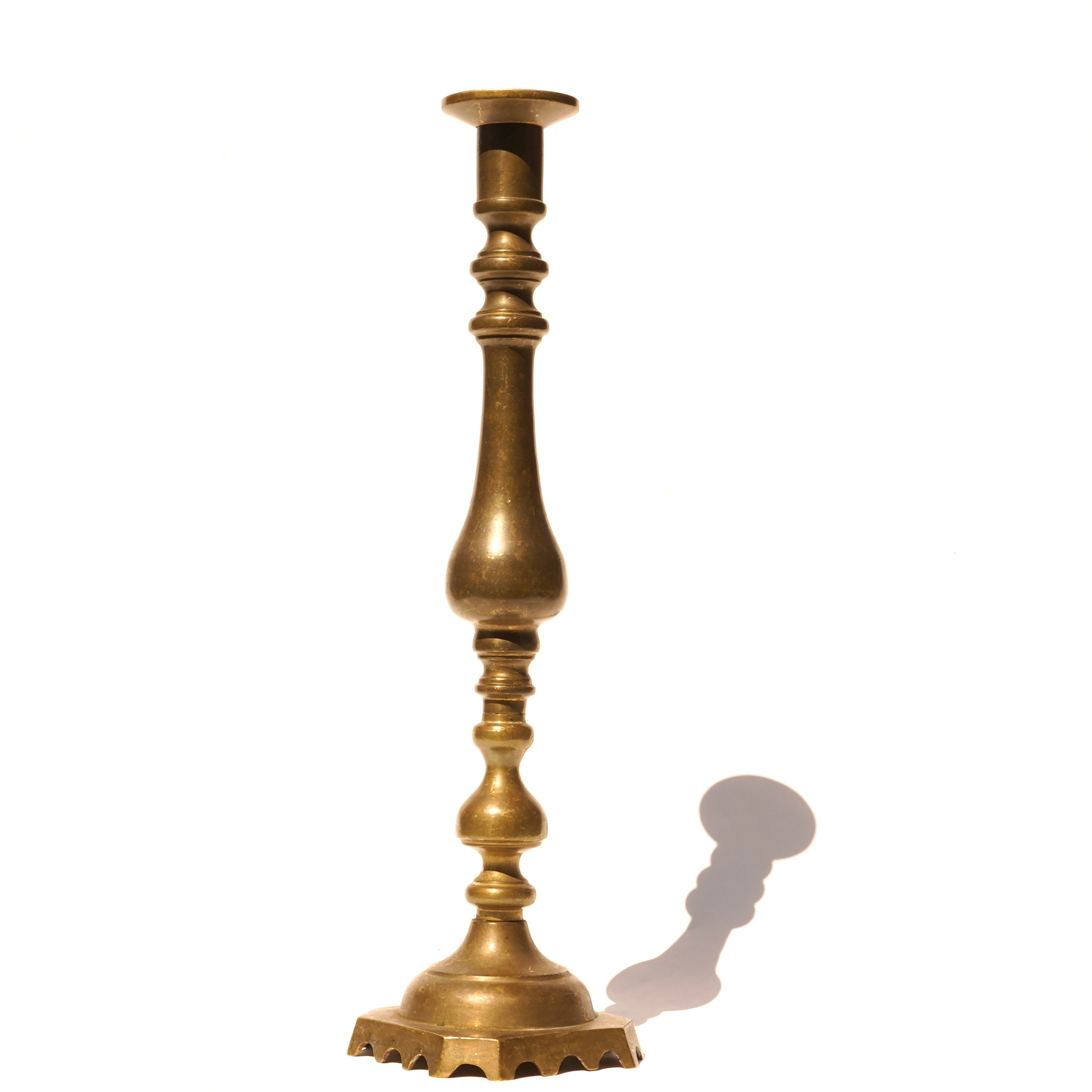 Oversized Brass Candle Stick