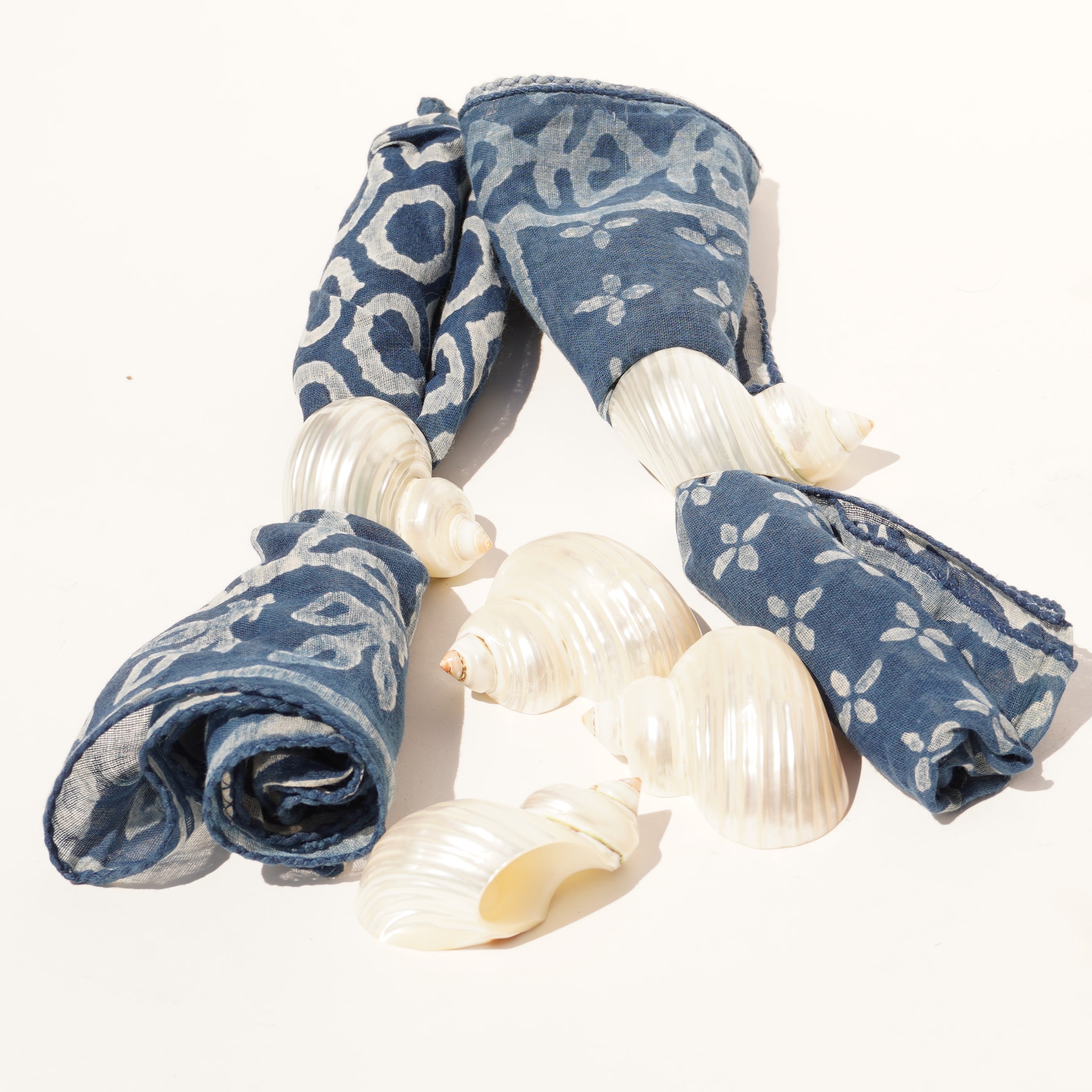 Seashell Napkin Holder Set
