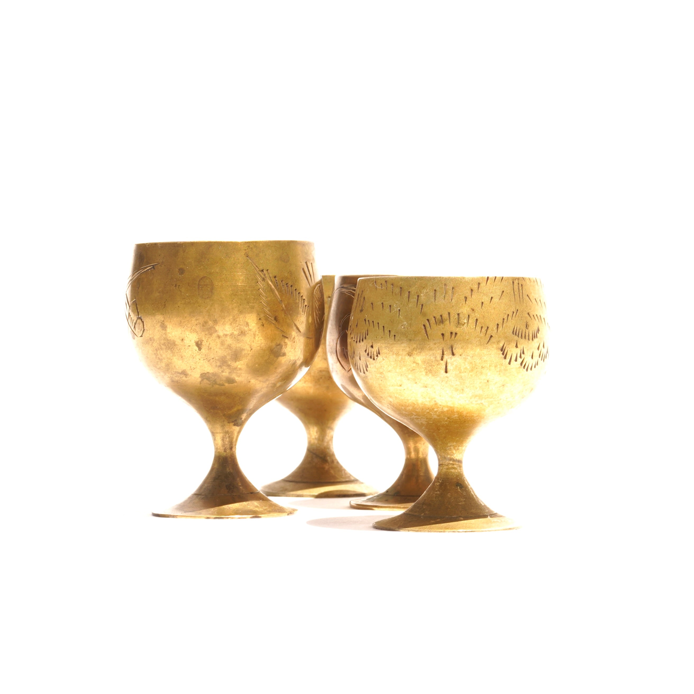 Brass Mini Cordial (Set of Four)